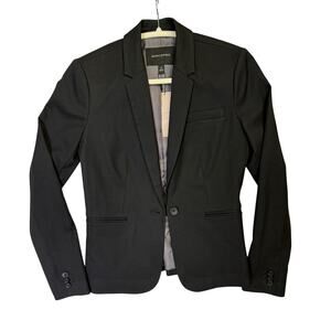 Black Blazer Women’s Size 0 Washable Tailored Blazer NWT